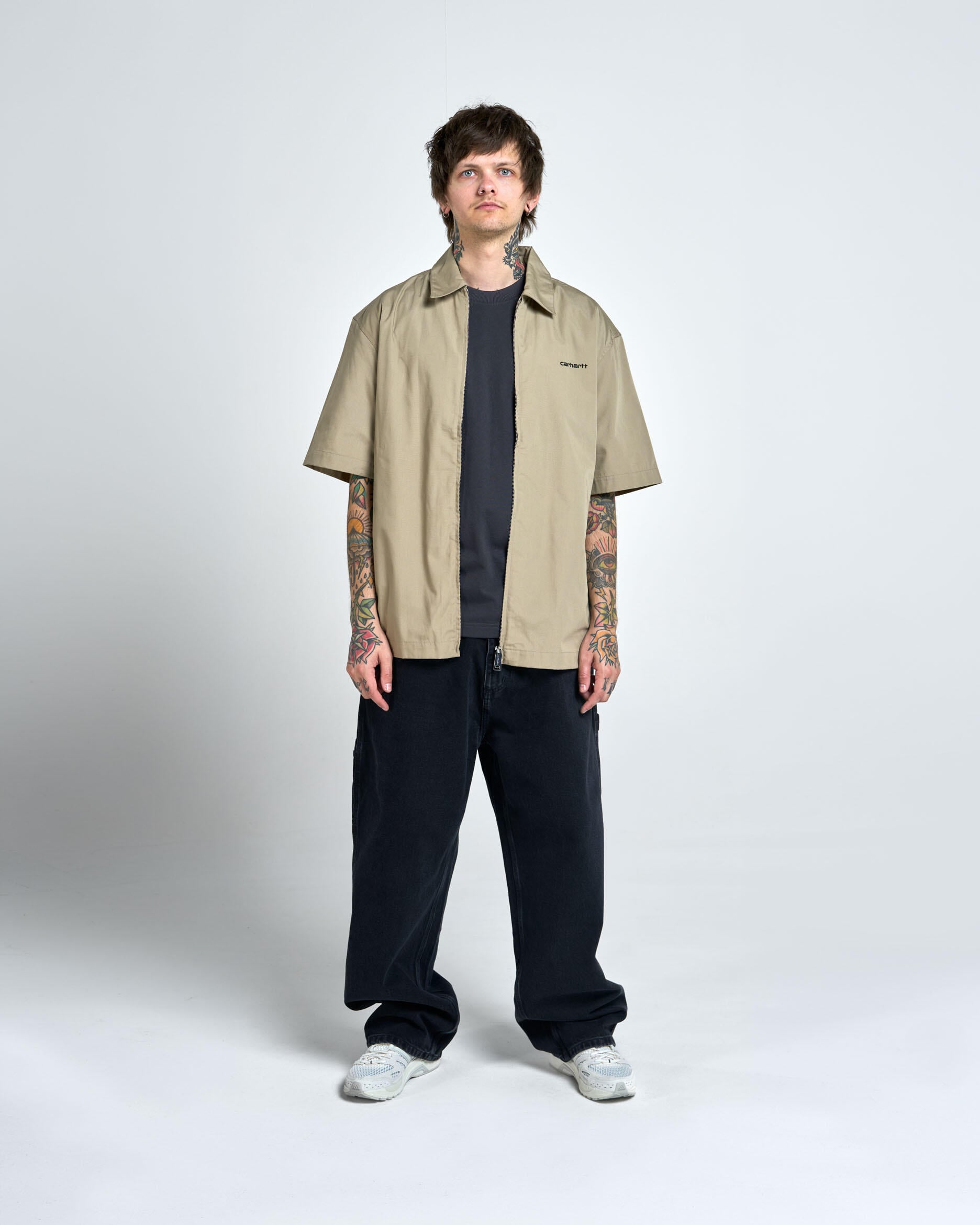 Carhartt WIP Postal Zip Shirt | I036189.3MSXX | AFEW STORE